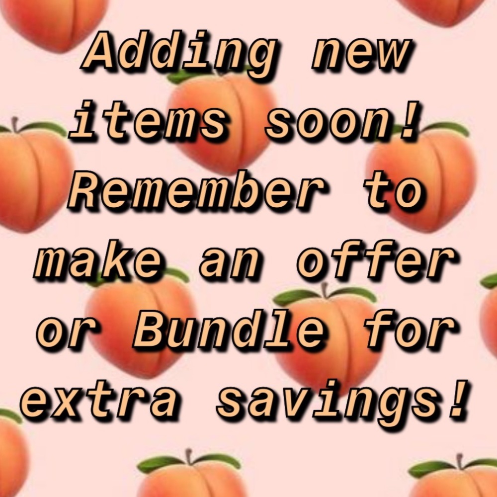 New items coming this week!